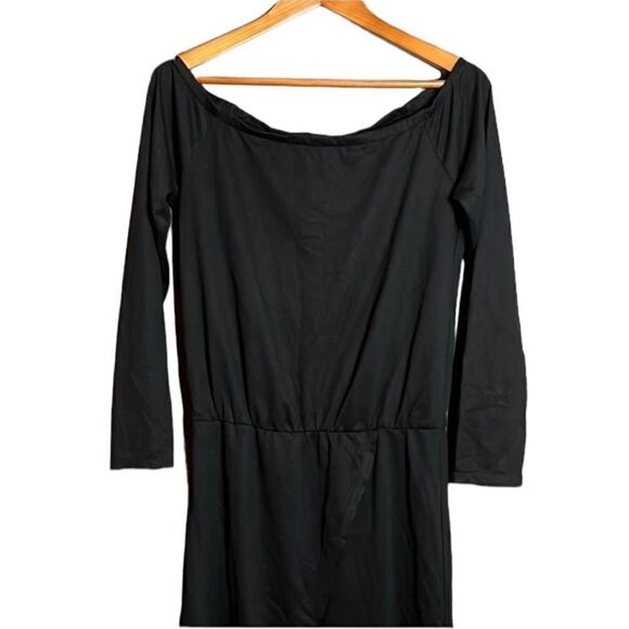 NWT! Tobi faux wrap black dress. Size large - Picture 2 of 7
